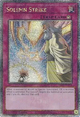 Solemn Strike - RA02-EN079 - Quarter Century Secret Rare - 1st Edition