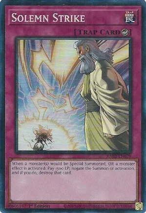 Solemn Strike - RA02-EN079 - Prismatic Collectors Rare - 1st Edition