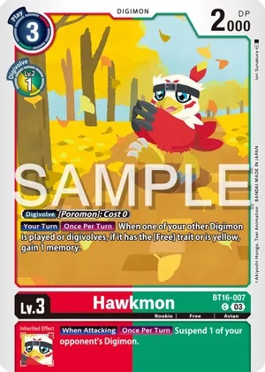 Hawkmon - BT16-007 - C