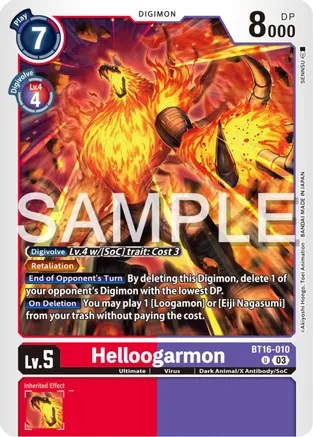 Helloogarmon - BT16-010  - U