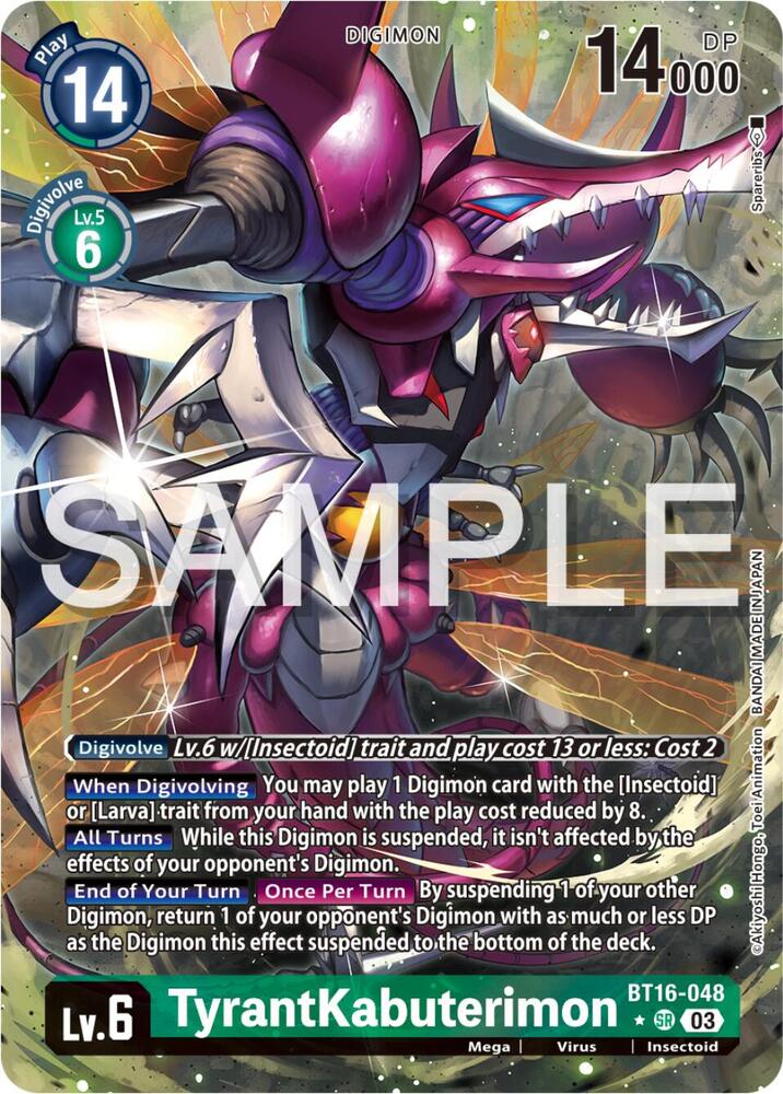 TyrantKabuterimon - BT16-048 - SR - Alternate Art - Foil