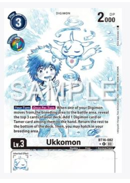 Ukkomon - BT16-082 - R - Alternate Art - Foil