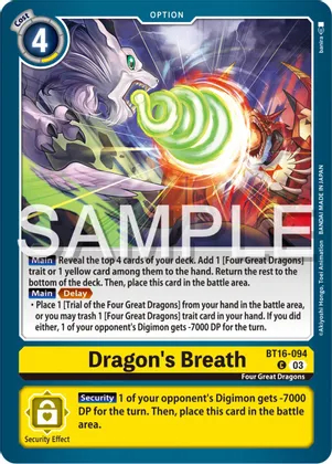 Dragons Breath - BT16-094 - C