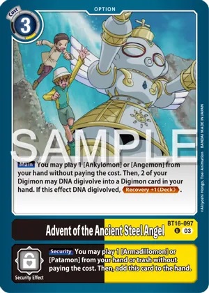Advent of the Ancient Steel Angel - BT16-097 - U