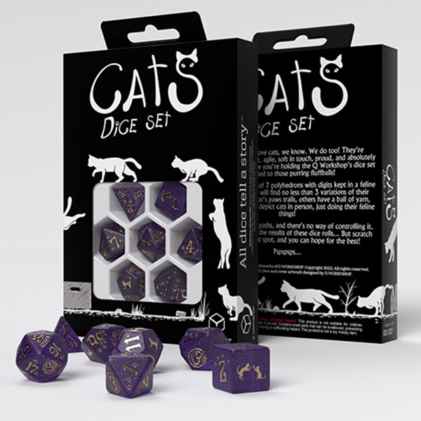 7-Die Set CATS: Purrito