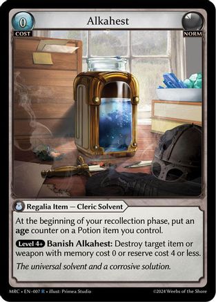 Alkahest - MCR-EN-007 - R - Foil