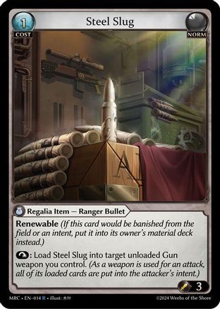 Steel Slug - MCR-EN-014 - R