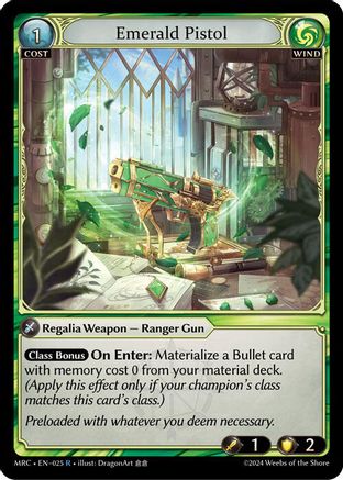 Emerald Pistol - MCR-EN-025 - R