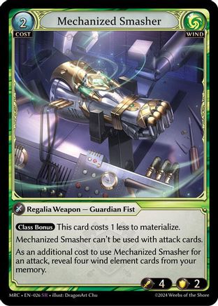 Mechanized Smasher - MCR-EN-026 - SR