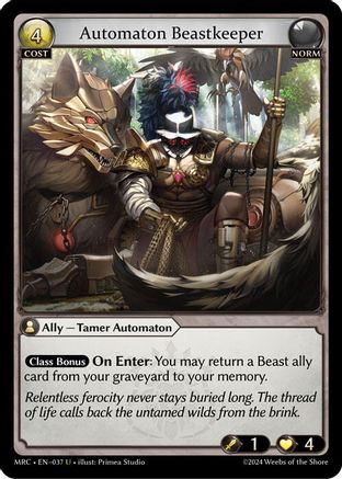 Automaton Beastkeeper - MCR-EN-037 - U