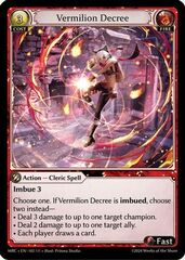Vermilion Decree - MCR-EN-102 - SR