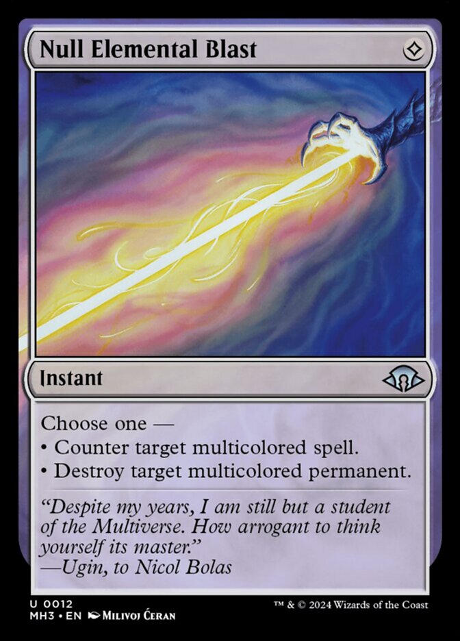 Null Elemental Blast