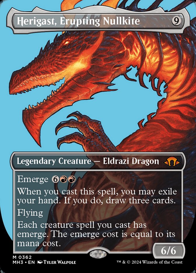 Herigast, Erupting Nullkite - Foil - Borderless