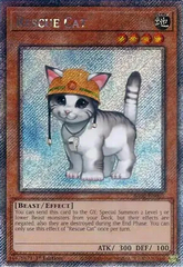 Rescue Cat - RA02-EN001 - Platinum Secret Rare - 1st Edition