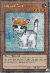 Rescue Cat - RA02-EN001 - Quarter Century Secret Rare - 1st Edition