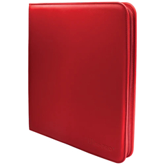 Ultra Pro - Vivid 12-Pocket Zippered PRO-Binder - Red