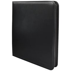 Ultra Pro - Vivid 12-Pocket Zippered PRO-Binder - Black