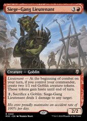 Siege-Gang Lieutenant - Ripple Foil - Extended Art