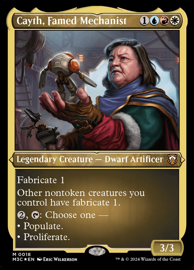 Cayth, Famed Mechanist - Foil Etched