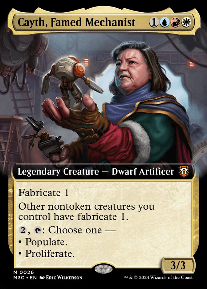 Cayth, Famed Mechanist - Foil - Extended Art