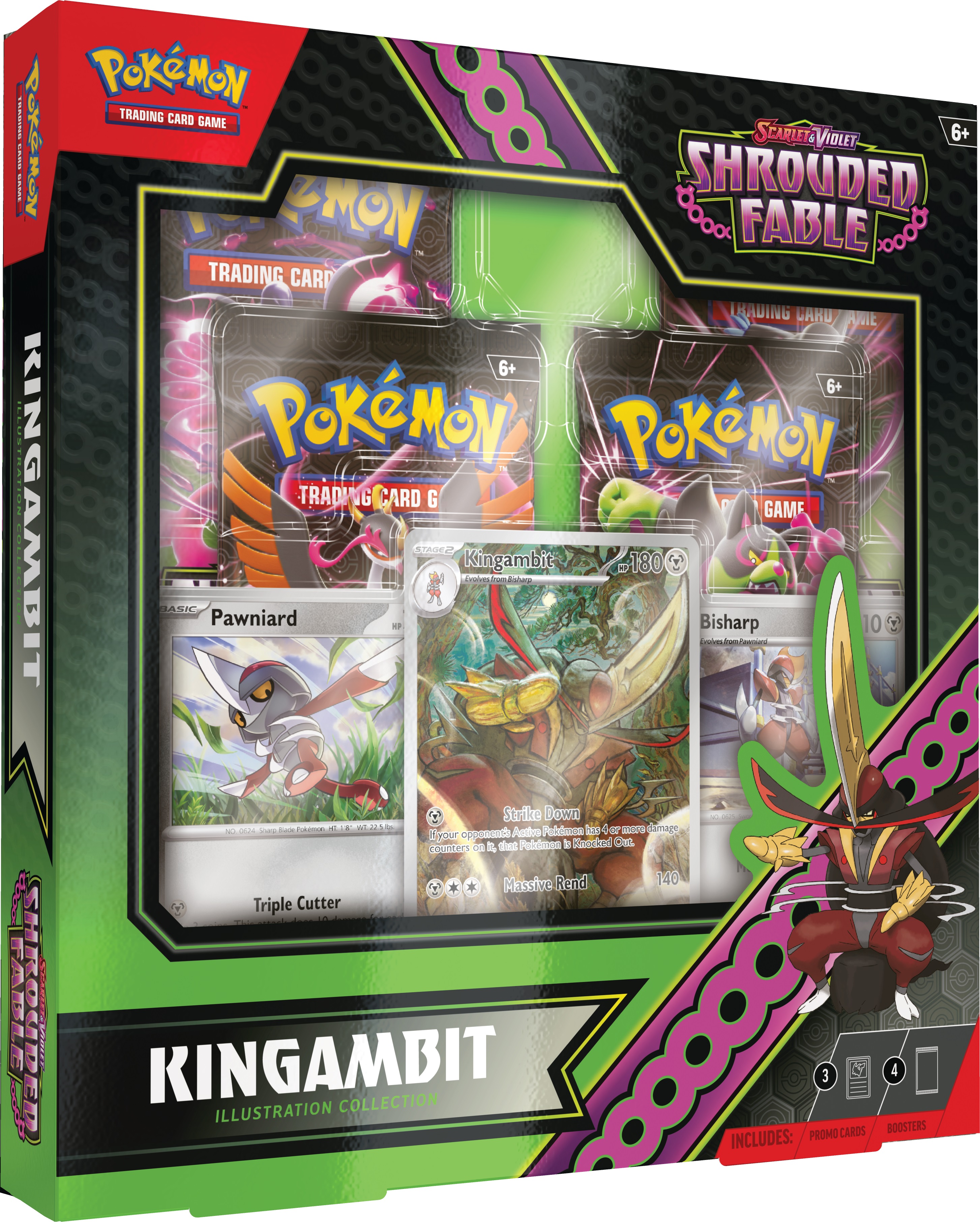 Scarlet & Violet - Shrouded Fable Kingambit Illustration Collection Box