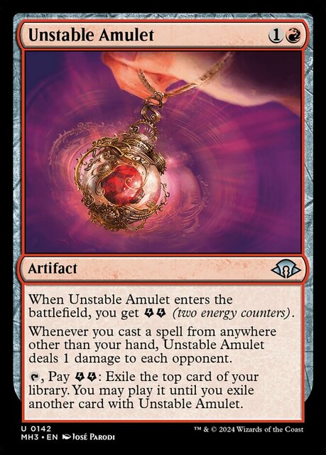 Unstable Amulet - Foil