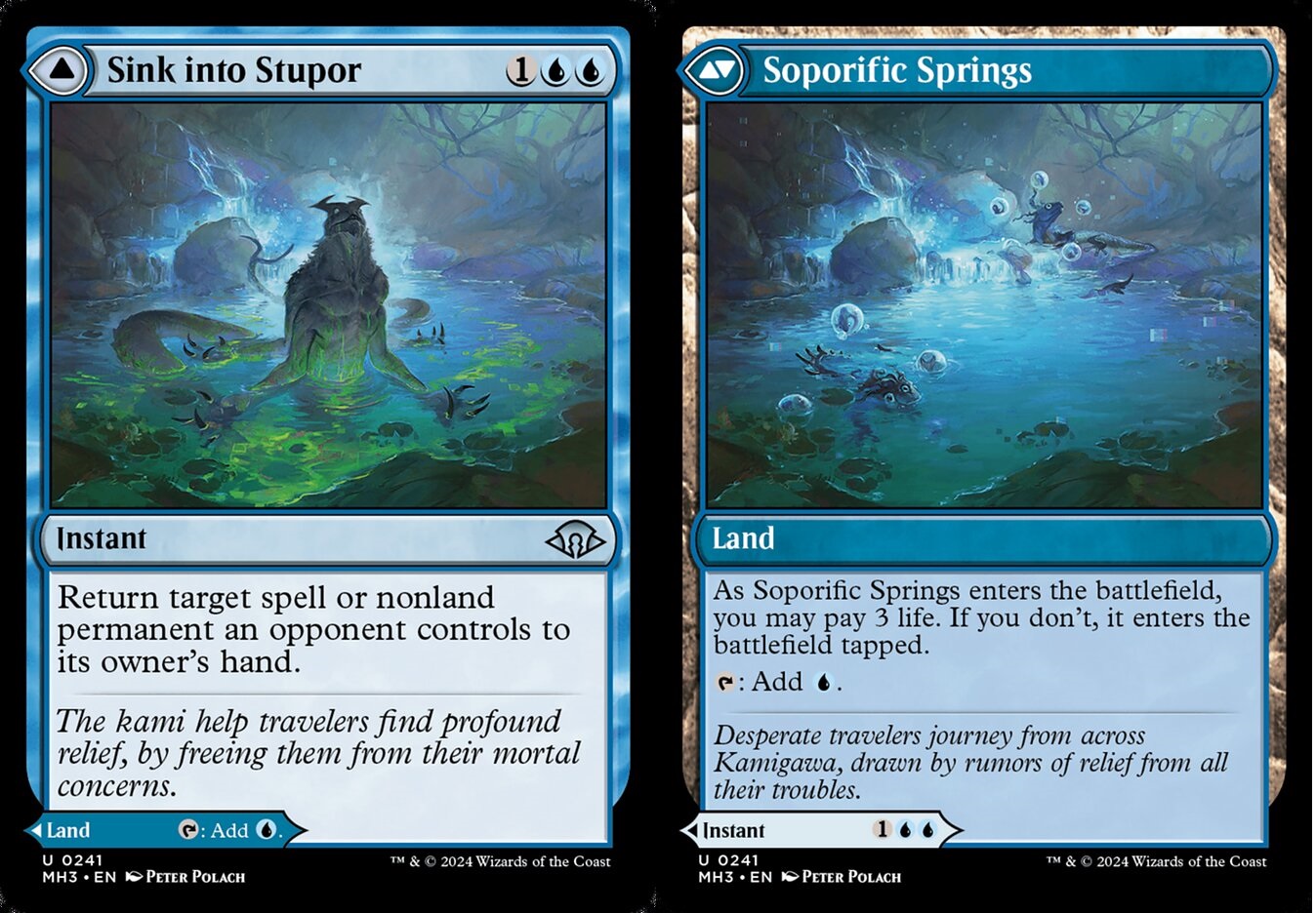 Sink into Stupor // Soporific Springs - Foil - Magic Products