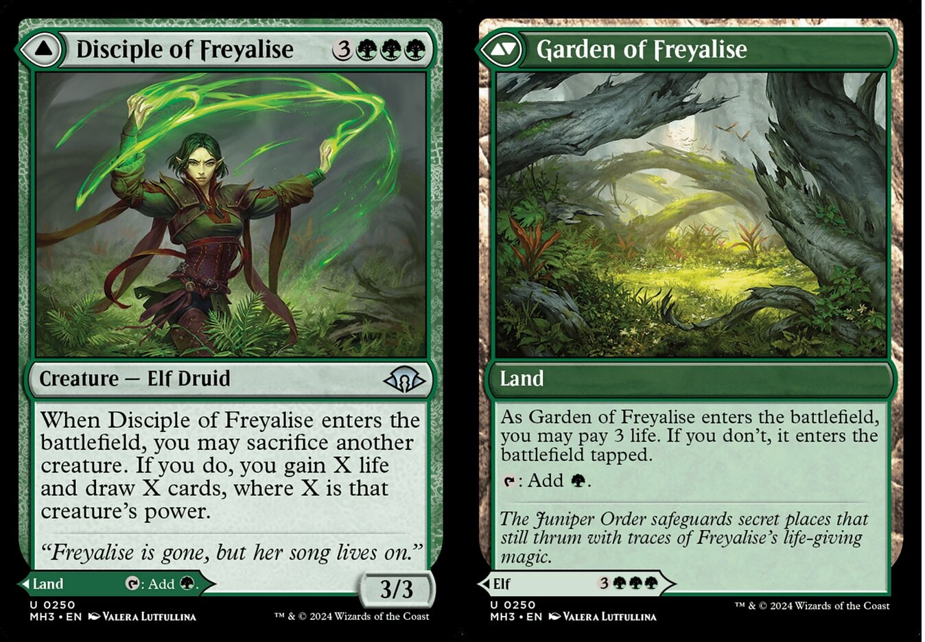 Disciple of Freyalise // Garden of Freyalise