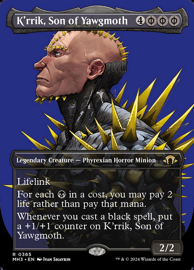Krrik, Son of Yawgmoth - Foil - Borderless