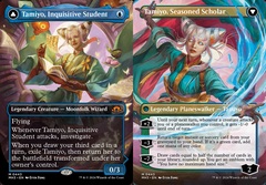 Tamiyo, Inquisitive Student // Tamiyo, Seasoned Scholar - Foil - Borderless