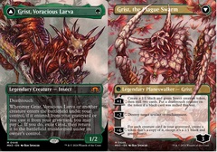 Grist, Voracious Larva // Grist, the Plague Swarm - Borderless