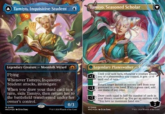 Tamiyo, Inquisitive Student // Tamiyo, Seasoned Scholar - Textured Foil - Borderless