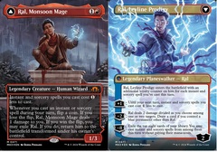 Ral, Monsoon Mage // Ral, Leyline Prodigy - Textured Foil - Borderless