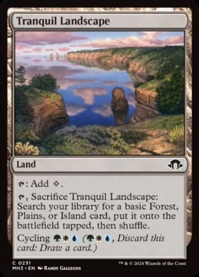 Tranquil Landscape - Foil