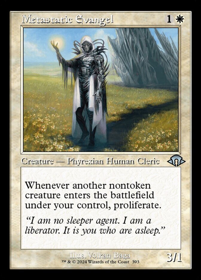 Metastatic Evangel - Foil - Retro Frame