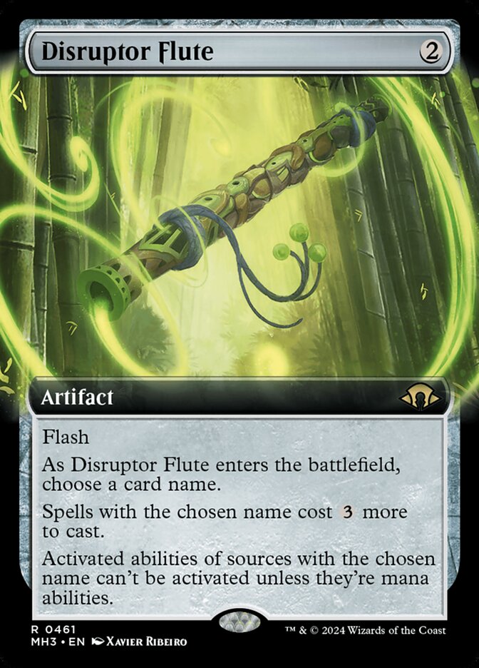 Disruptor Flute - Foil - Extended Art