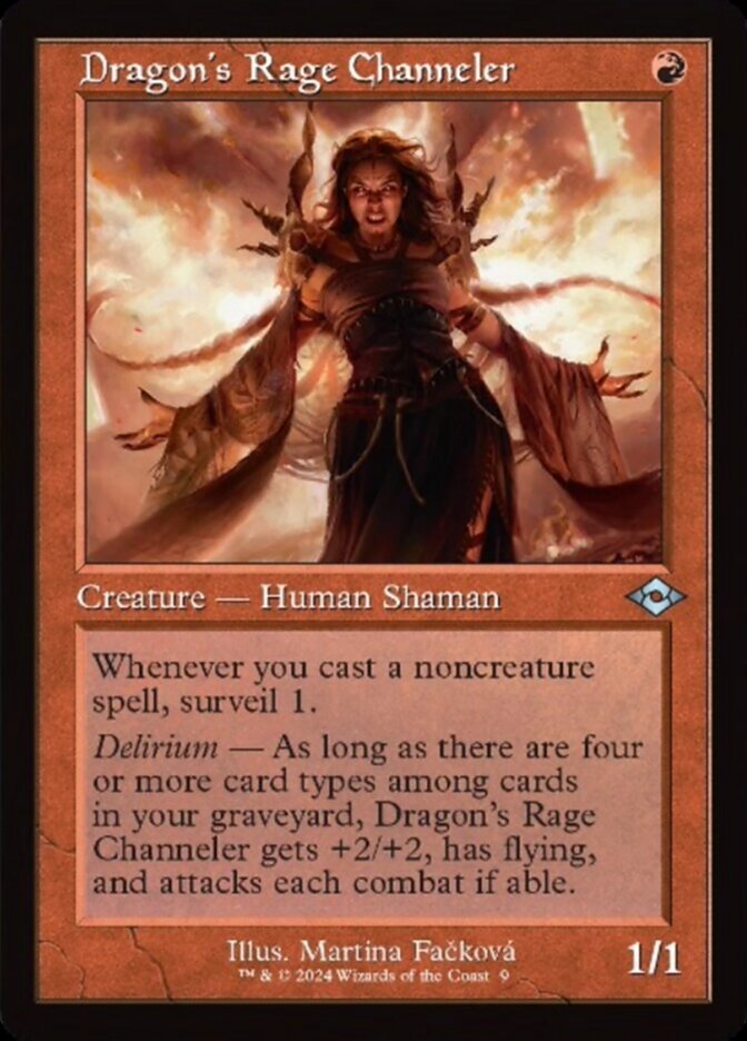 Dragons Rage Channeler - Retro Frame