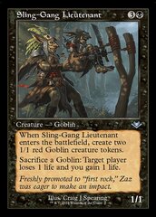 Sling-Gang Lieutenant - Foil - Retro Frame