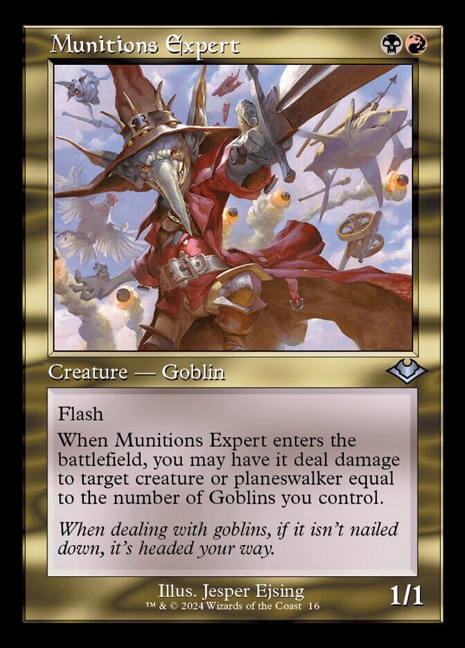 Munitions Expert - Foil - Retro Frame