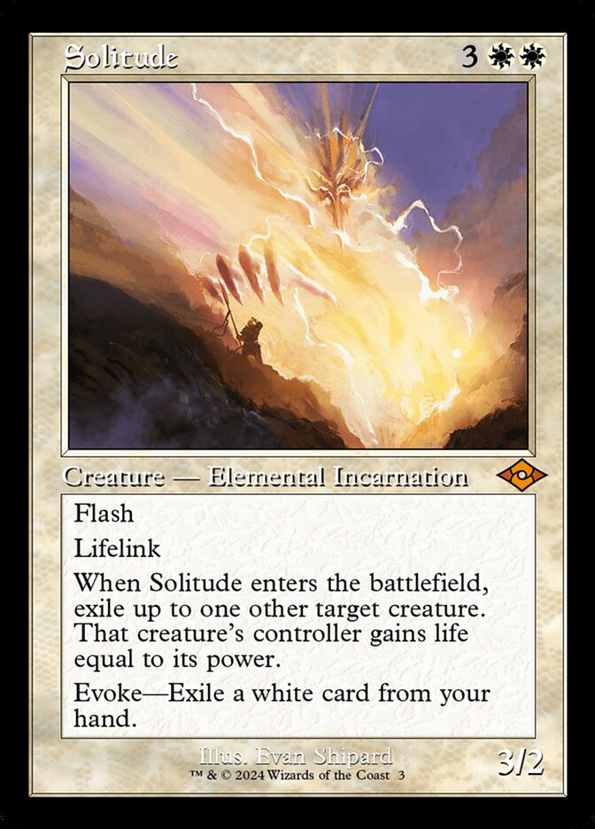 Solitude - Foil - Retro Frame