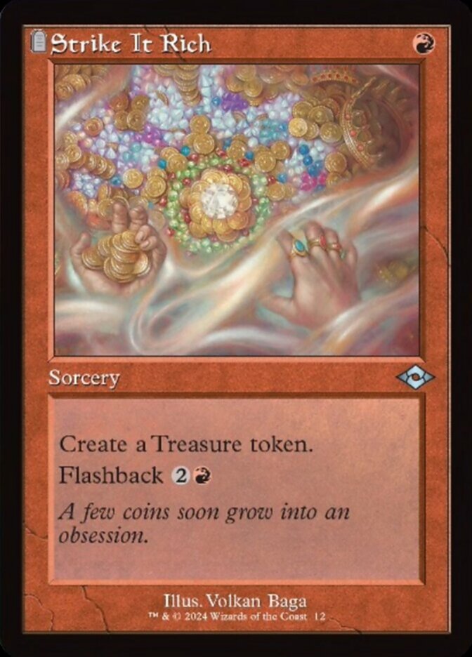 Strike It Rich - Foil - Retro Frame