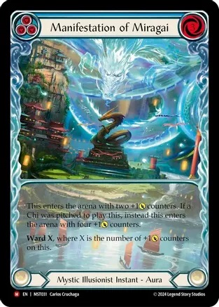 Manifestation of Miragai (Extended Art) - Rainbow Foil