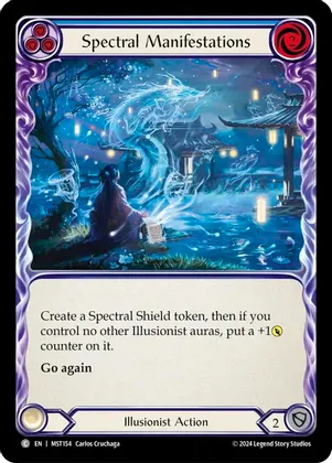 Spectral Manifestations (Blue)