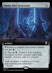 Stone Idol Generator - Ripple Foil - Extended Art