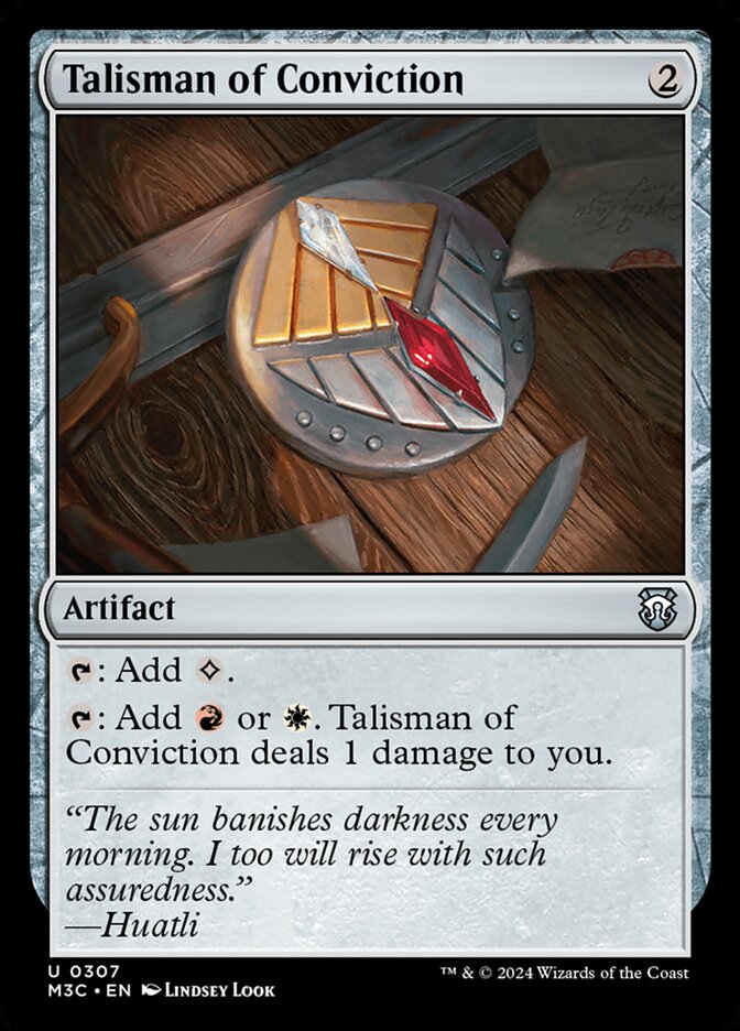 Talisman of Conviction - Ripple Foil