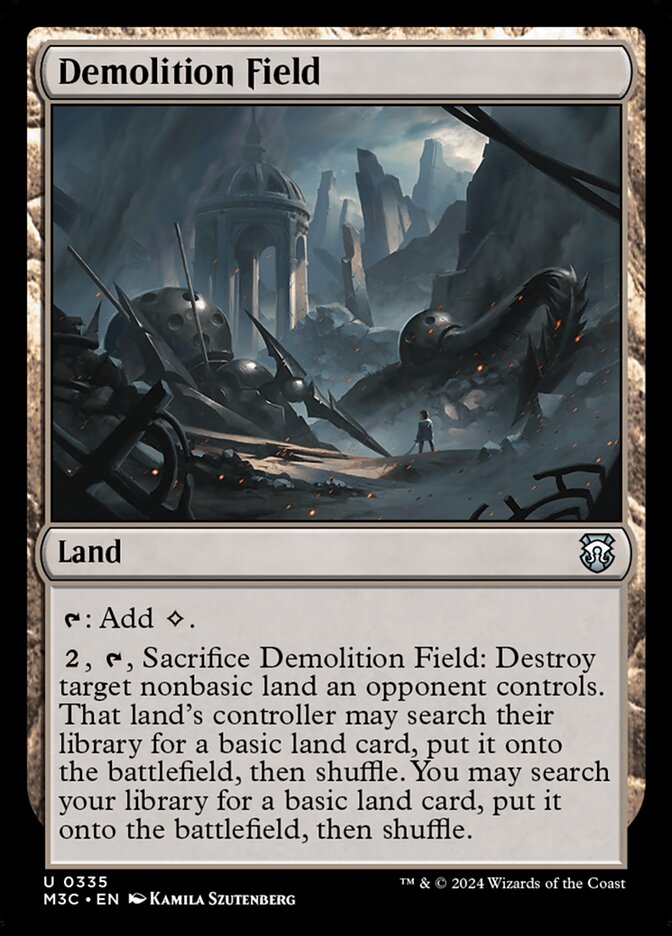 Demolition Field - Ripple Foil