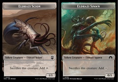 Eldrazi Scion (0003) // Eldrazi Spawn (0038) Double-sided Token - Ripple Foil