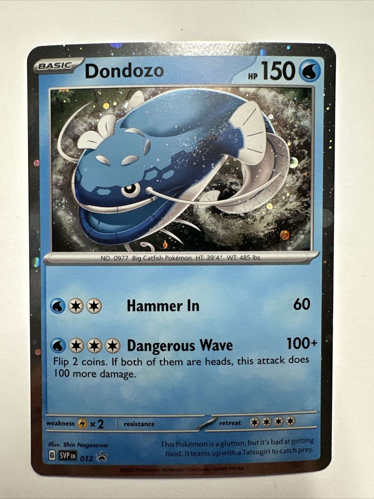 Dondozo - SVP012 - SVP Black Star Promos - Cosmos Holo - Pokemon Singles   Pokemon Promos  SVP - Scarlet & Violet Promo - Da-Planet