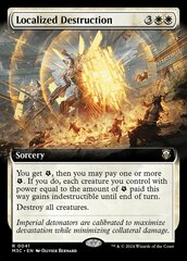 Localized Destruction - Ripple Foil - Extended Art