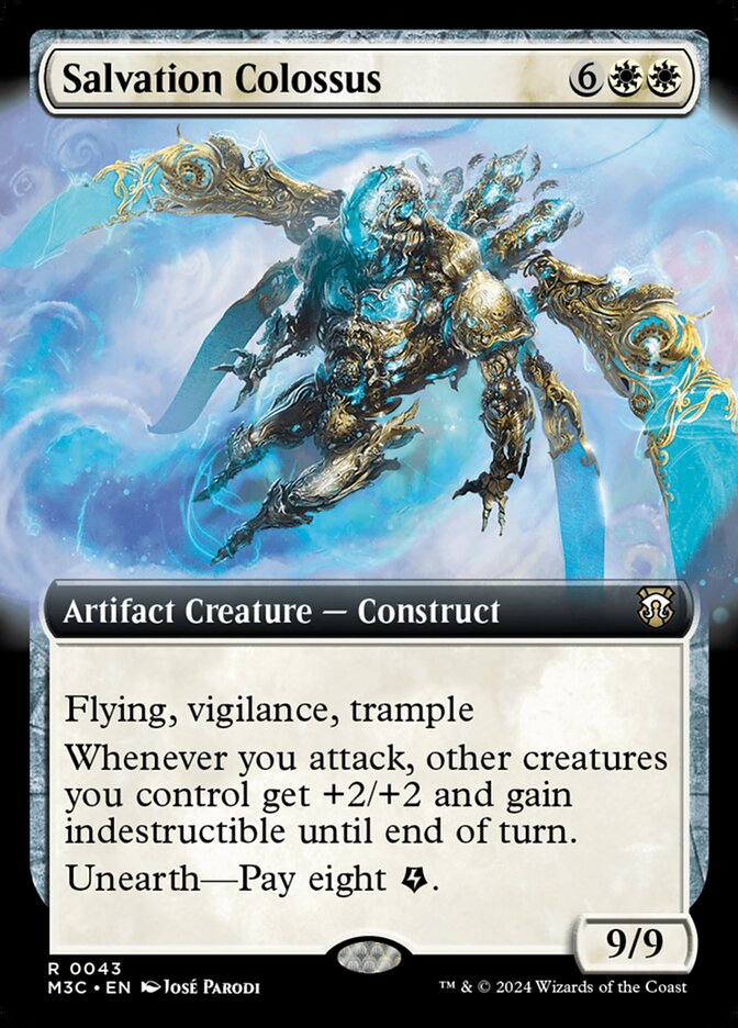 Salvation Colossus - Ripple Foil - Extended Art Salvation Colossus - Ripple Foil - Extended Art